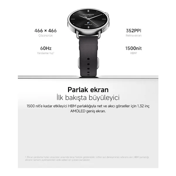 Xiaomi Watch S4 41mm Akıllı Saat - Görsel 4