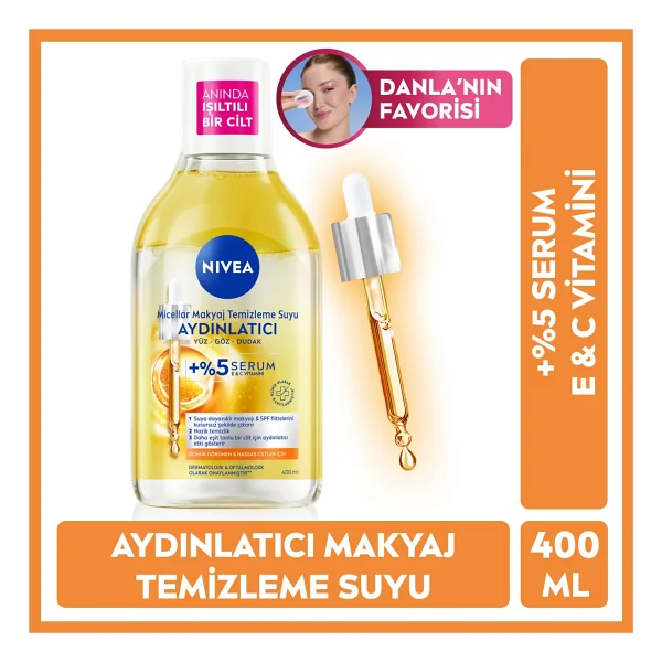 Nivea Aydınlatıcı 400 Ml Makyaj Temizleme Suyu - Görsel 4