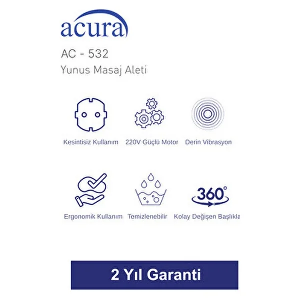 Acura AC-532 Masaj Aleti - Görsel 8