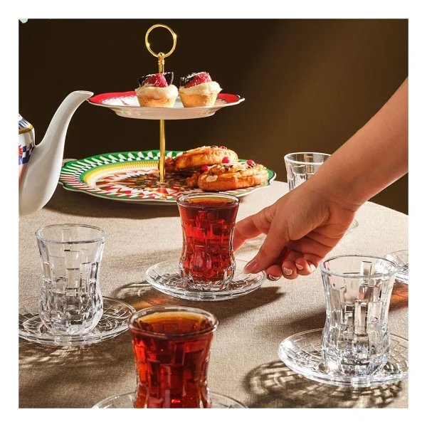 Rcr Etna 12'li Çay Bardağı Takımı 140 Ml Şeffaf - Görsel 4