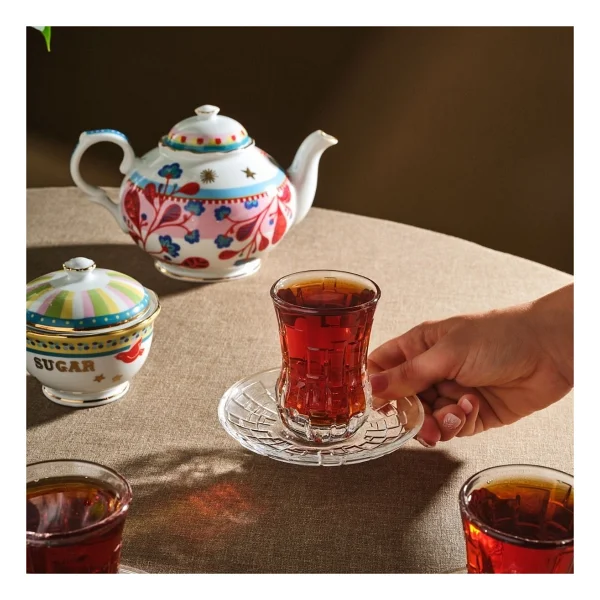 Rcr Etna 12'li Çay Bardağı Takımı 140 Ml Şeffaf - Görsel 5