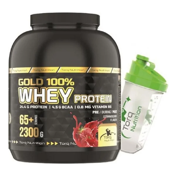 Torq Nutrition Gold 2300 Gr Çilek Aromalı Whey Protein Tozu - Görsel 2