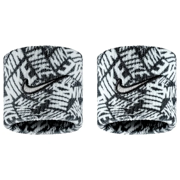 Nike Dri-Fit Swoosh Classic 2pk Printed Unisex Bej Antrenman Bileklik N.101.2408.266.Os Std - Görsel 4
