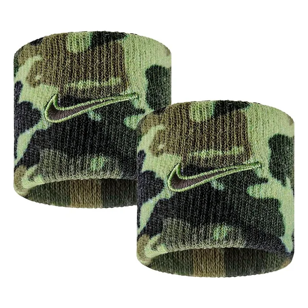 Nike Dri-Fit Swoosh Classic 2pk Printed Unisex Bej Antrenman Bileklik N.101.2408.266.Os Std - Görsel 3