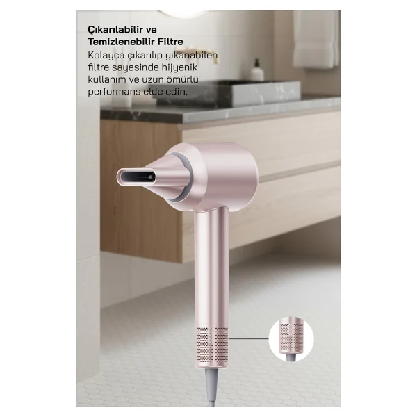 Sinbo Shd-1740 1500 W Pembe Saç Kurutma Makinesi - Görsel 7