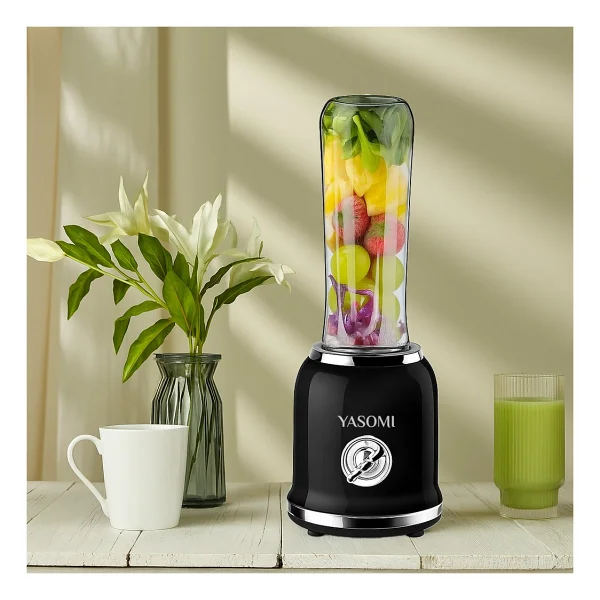 Yasomi Bl019 Retro 300 W Siyah Smoothie Blender - Görsel 4