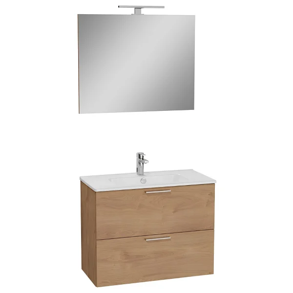 Vitra Mia 80 Cm Beyaz Banyo Dolabı Takımı 75024 - Görsel 9