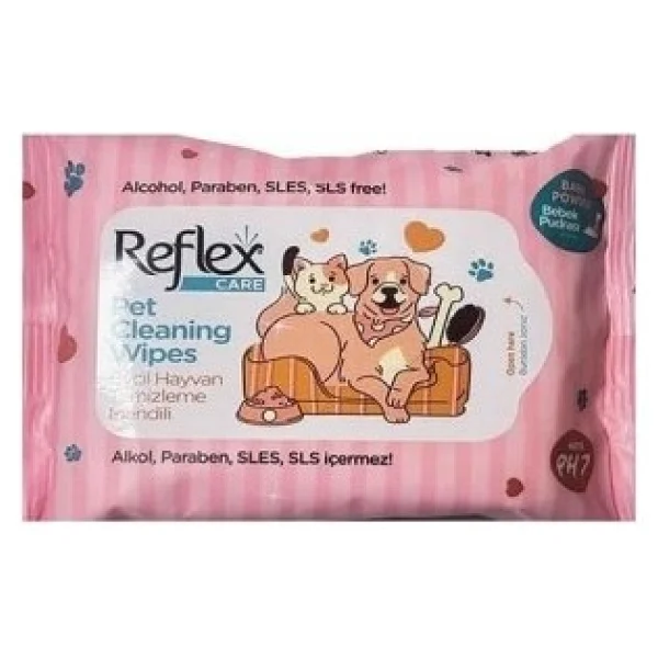 Reflex Evcil Hayvanlar için Temizleme Mendili 10'lu - Görsel 4