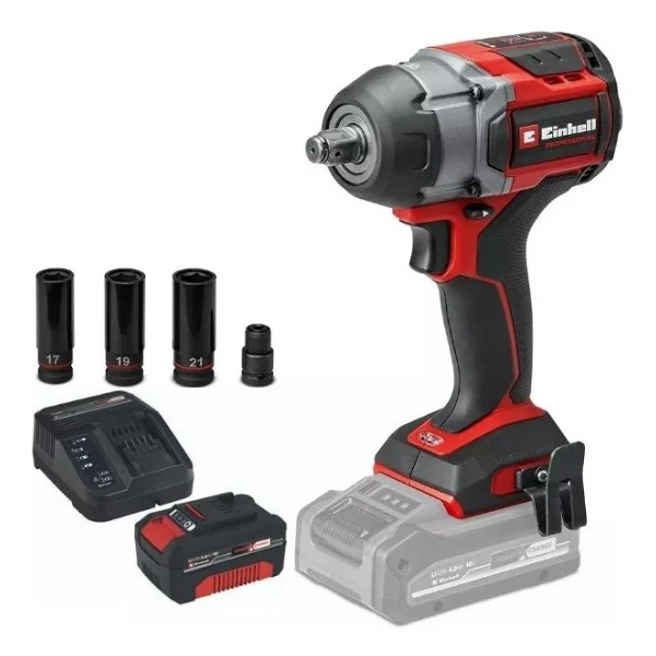 Einhell Tp-Cw 18/750-C Li Bl Tek Akülü 4 Ah Darbeli Somun Sıkma Makinesi - Görsel 2