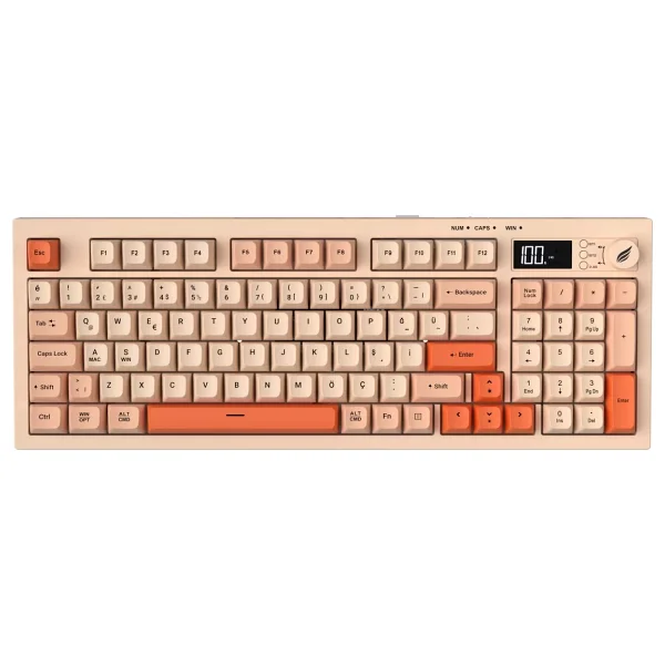 Hawk Gaming HK230 RGB Membrane Switch Kablolu/Kablosuz Oyuncu Klavyesi