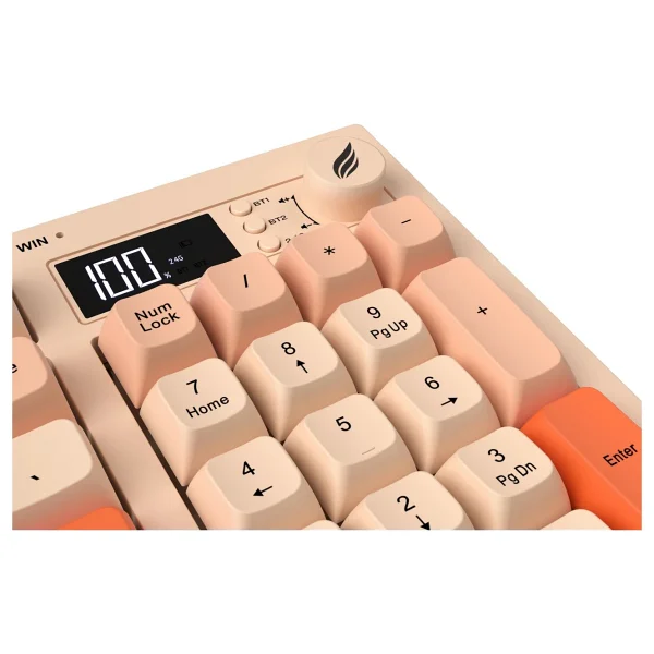 Hawk Gaming Hk230 RGB Membrane Switch Kablolu/Kablosuz Oyuncu Klavyesi - Görsel 2