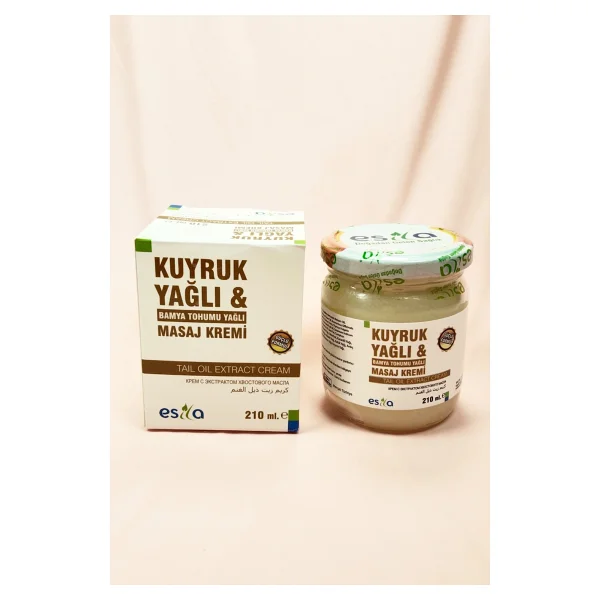 Esila Kuyruk Yağlı 210 Ml Masaj Kremi - Görsel 4