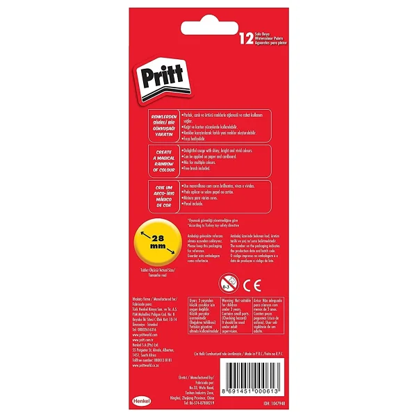 Pritt Büyük 12'li Sulu Boya - Görsel 6