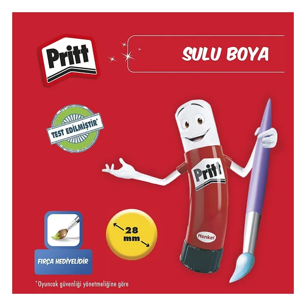Pritt Büyük 12'li Sulu Boya - Görsel 7