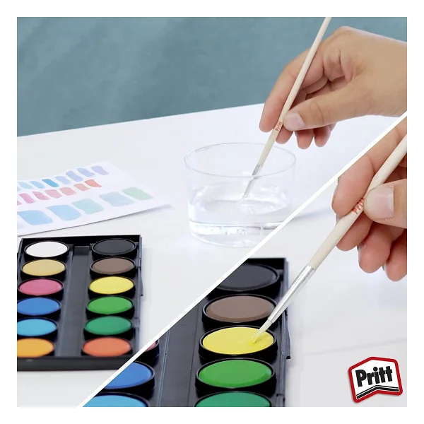 Pritt Büyük 12'li Sulu Boya - Görsel 8