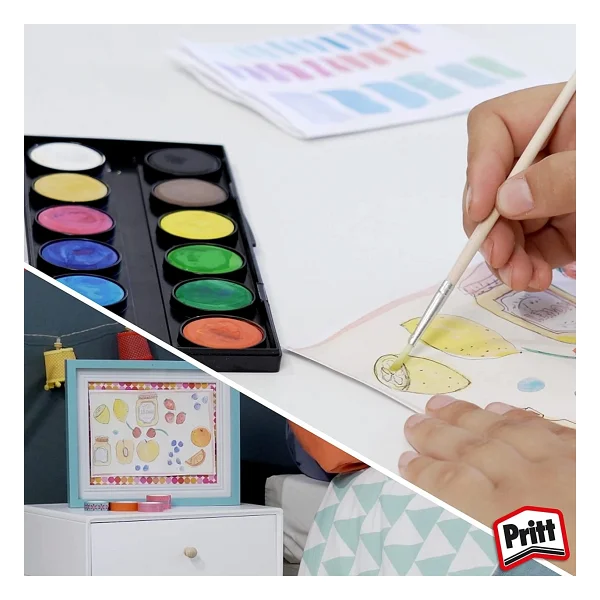 Pritt Büyük 12'li Sulu Boya - Görsel 9