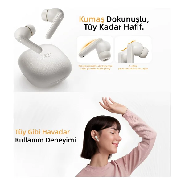 Qcy Buds TWS Kulak İçi Bluetooth Kulaklık - Görsel 4
