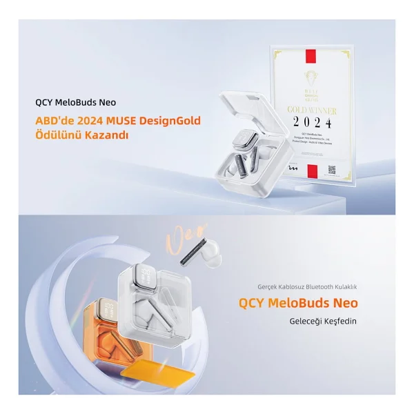 Qcy Melobuds Neo TWS Kulak İçi Bluetooth Kulaklık - Görsel 2