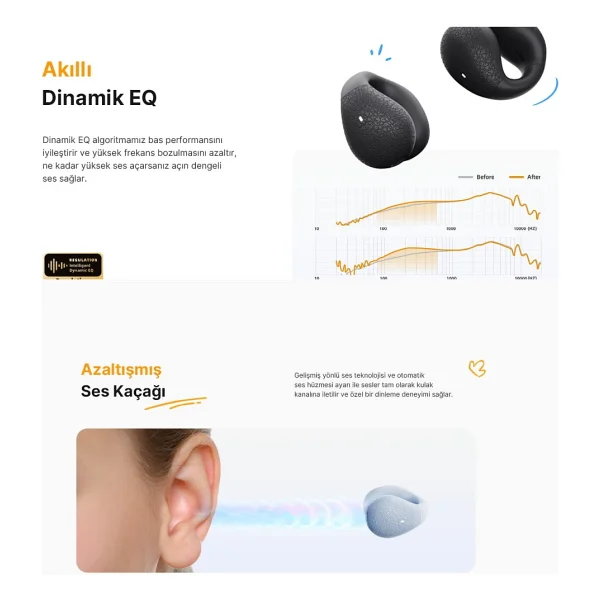 Qcy Crossky C10 TWS Kulak İçi Bluetooth Kulaklık - Görsel 4