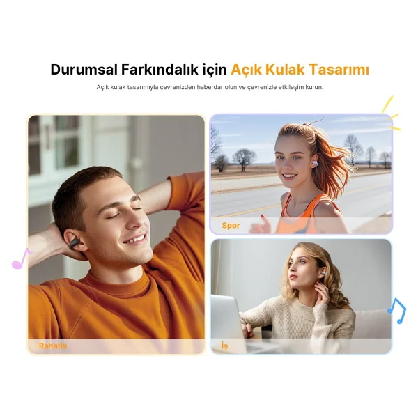 Qcy Crossky C10 TWS Kulak İçi Bluetooth Kulaklık - Görsel 9