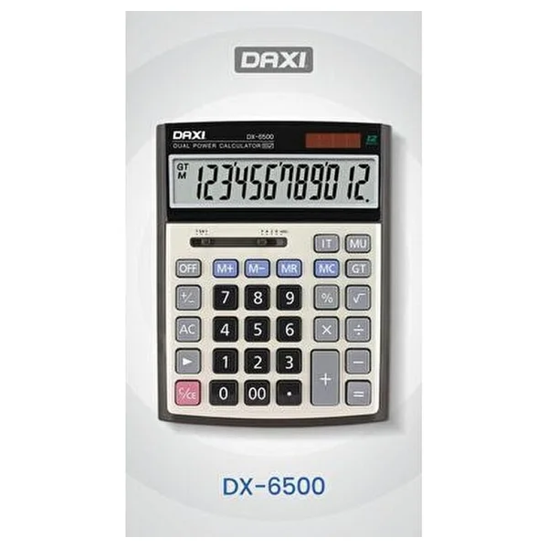 Daxi Dx-6500 12 Haneli Masaüstü Hesap Makinesi - Görsel 4