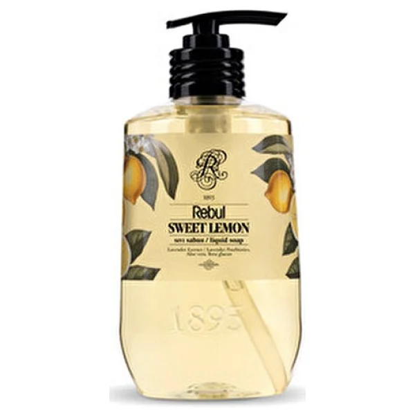 Rebul Sweet Lemon Sıvı Sabun Limon Kokusuyla Vegan Formül 500 Ml Tüm Cilt Tipleri İçin - Görsel 3