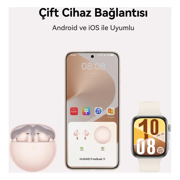 Huawei Freebuds 7i ANC TWS Kulak İçi Bluetooth Kulaklık - Görsel 9