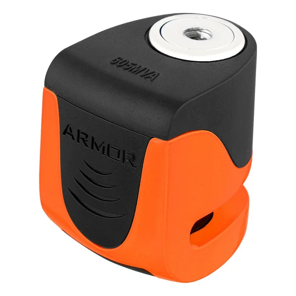 Armor 605mva 5.5mm 120db Alarmlı Ve USB Şarjlı Motosiklet Disk Kilidi (Tüm Vespa Modelleriyle Uyumludur) - Gri - Görsel 6