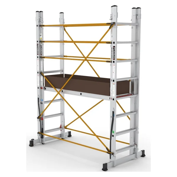 Çağsan 2x8 Basamaklı Polysafe - Çok Amaçlı İskele Merdiven Pl003 - Görsel 10