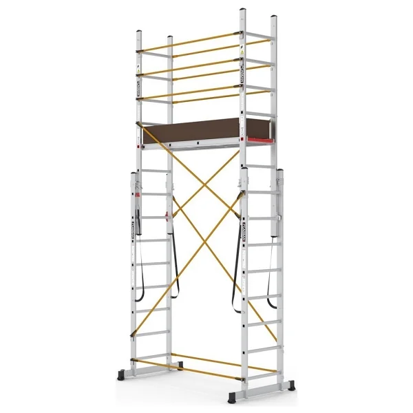 Çağsan 2x8 Basamaklı Polysafe - Çok Amaçlı İskele Merdiven Pl003 - Görsel 2