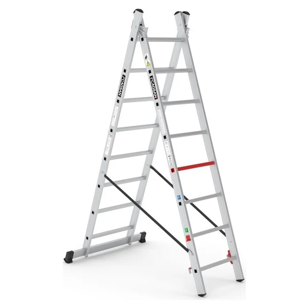 Çağsan 2x8 Basamaklı Polysafe - Çok Amaçlı İskele Merdiven Pl003 - Görsel 3