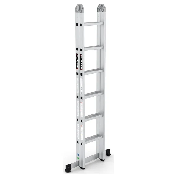 Çağsan 2x6 Basamaklı Folde - Katlanır Merdiven K4 - Görsel 2