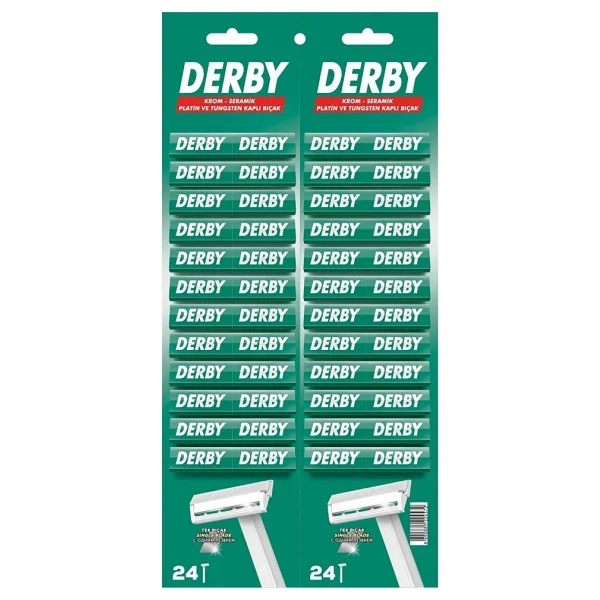 Derby Tek Bıçaklı Kullan At 48 Adet Tıraş Bıçağı - Görsel 2
