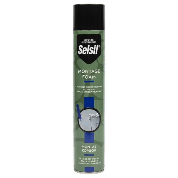 Selsil 750 Ml 845 Gr Poliüretan Montaj Köpüğü - Görsel 3