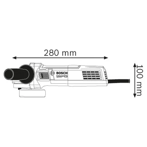 Bosch Gws 9-115 S 900 W Avuç Taşlama Makinesi - Görsel 3