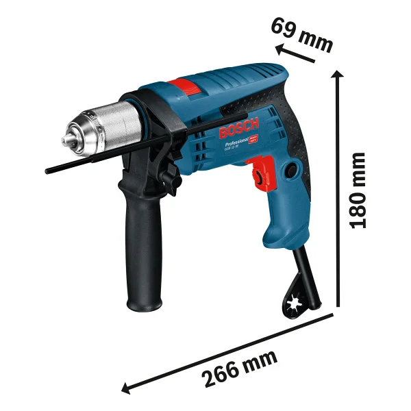 Bosch Gsb 13 Re 600 W Darbeli Matkap - Görsel 3