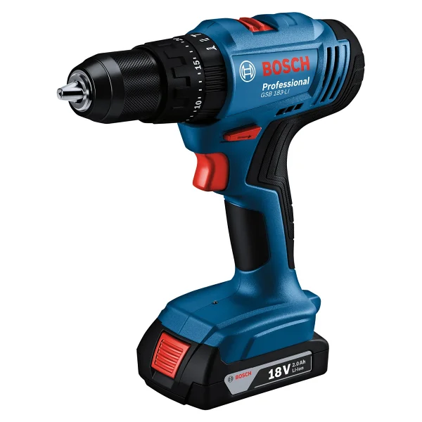 Bosch Gsb 183-Li Tek Akülü 2 Ah Darbeli Vidalama Makinesi - Görsel 2