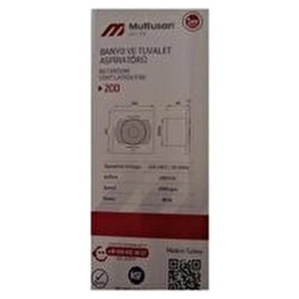 Mutlusan 200 Banyo Tuvalet Aspiratörü - Görsel 6