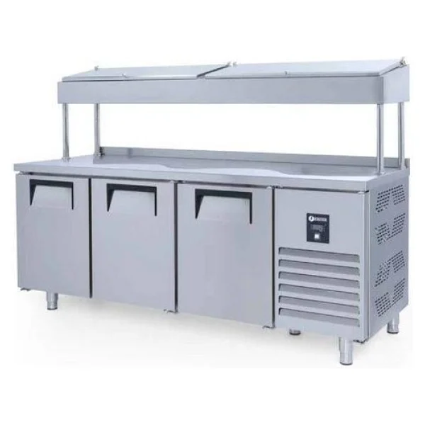 Iceinox Make Up Buzdolabı 440 Lt 3 Kapılı Yüksek - Görsel 4