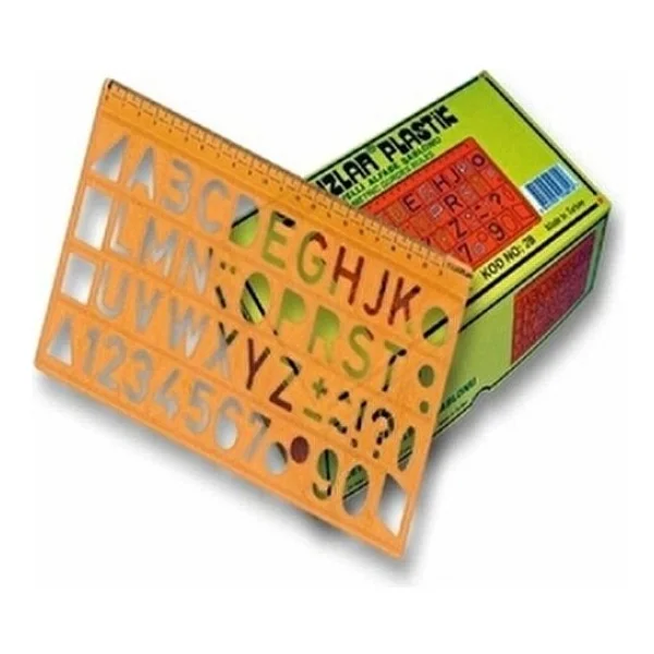 Yıldızlar 028 22 Mm Harf Şablonu - Görsel 2