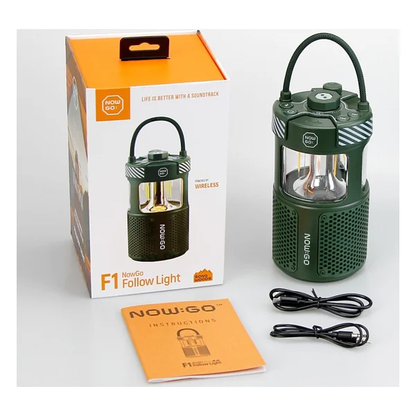 Nowgo F1 Yeşil Bluetooth Hoparlör - Görsel 9