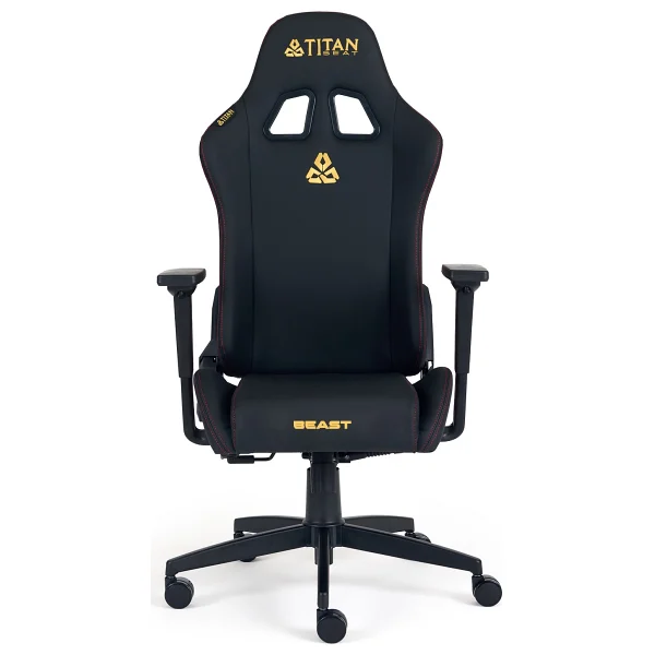 Titan Seat Beast Leather Gold Deri Oyuncu Koltuğu - Görsel 2