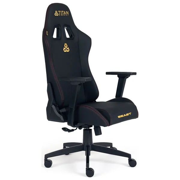 Titan Seat Beast Leather Gold Deri Oyuncu Koltuğu - Görsel 3