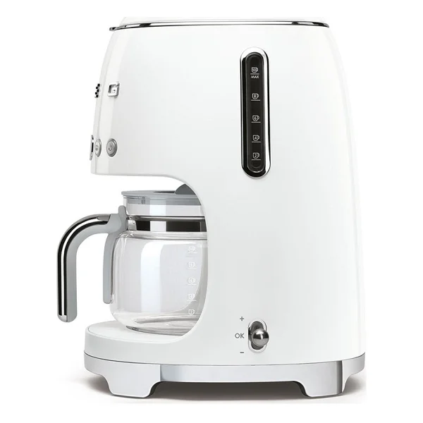 Smeg Beyaz Filtre Kahve Makinesi 10 Fincan Kapasitesi İle Otomatik Kapanma Ve Zamanlayıcı Özellikli - Görsel 5