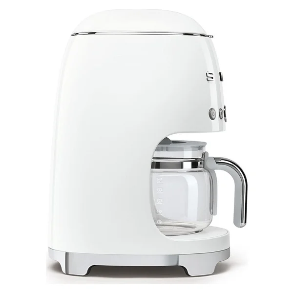Smeg Beyaz Filtre Kahve Makinesi 10 Fincan Kapasitesi İle Otomatik Kapanma Ve Zamanlayıcı Özellikli - Görsel 6