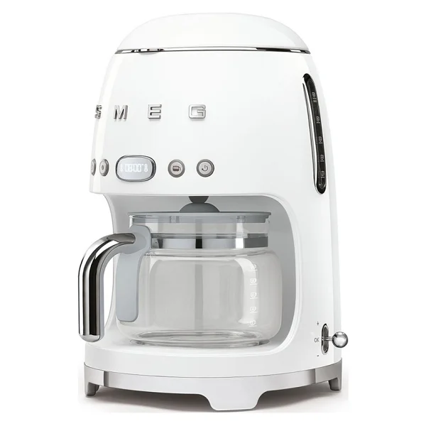 Smeg Beyaz Filtre Kahve Makinesi 10 Fincan Kapasitesi İle Otomatik Kapanma Ve Zamanlayıcı Özellikli - Görsel 7
