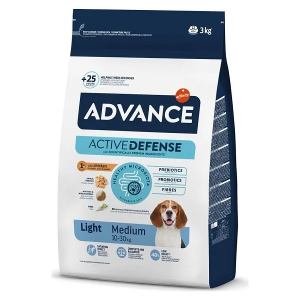 Advance Medium Light Tavuklu 3 Kg Orta Irk Yetişkin Köpek Maması - Görsel 7