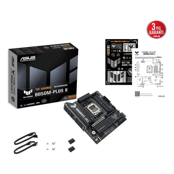 Asus Tuf Gaming B850m-Plus Iı AMD Am5 DDR5 Micro Atx Anakart - Görsel 9