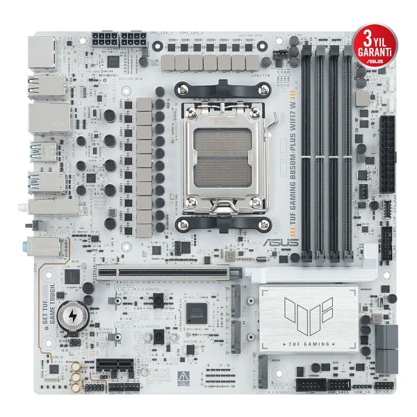 Asus Tuf Gaming B850m-Plus Wi-Fi AMD Am5 DDR5 Micro Atx Anakart - Görsel 7