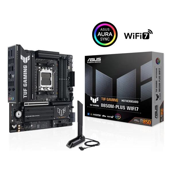 Asus TUF Gaming B850M-PLUS WIFI7 AMD AM5 DDR5 Micro ATX Anakart